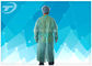 CPE Yellow Disposable Coveralls Waterproof Disposable Gown With Knitted Cuff