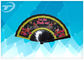 Plastic + Polyester Fabric 23cm Personalized Hand Fans Business Gifts
